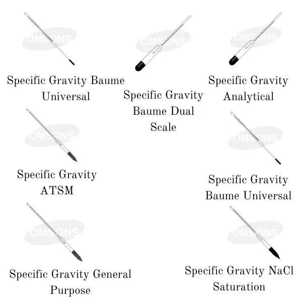 Omsons Specific Gravity Hydrometer